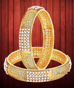 24K Gold Plated Alloy Cuff <b>Bracelet</b> Emerald Cut <b>Crystal</b> Rhinestone Flower Pattern Women's Party Jewelry Claw Setting Third Party - Product Image 4