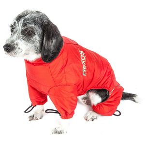 Helios Thunder Full Body <b>Waded</b> Plush Dog <b>Jacket</b> Adjustable and 3M Reflective for Pets - Product Image 2