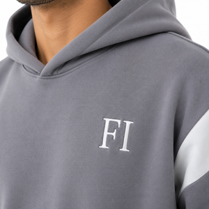 Sudadera con capucha de forro polar extragrande de color liso personalizada, conjunto deportivo transpirable de algodón 100% para correr, proveedor OEM B2B - Product Image 5
