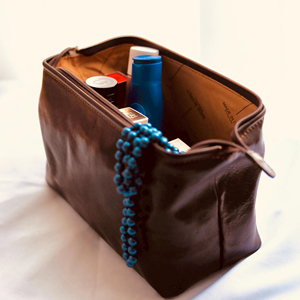 Genuine Leather Toiletry Bag Full Grain Cowhide Dopp <b>Kit</b> Mens <b>Shaving</b> Bag Travel Cosmetic Organizer Custom OEM TYG-0105 - Product Image 6