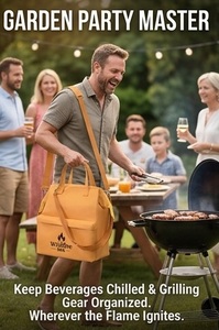 Wildfire BBQ Insulated Cooler Backpack Large Thermal Picnic Tote with Versatile D-Ring & Shoulder Strap, For Grilling & Camping - Product Image 2