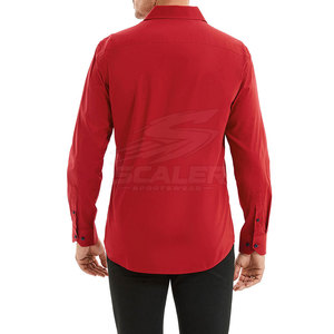 Chemise à manches longues en flanelle respirante personnalisable pour homme, boutonnée, en coton, décontractée, pour le travail, le bureau, les voyages, le week-end et tous les jours - Product Image 5