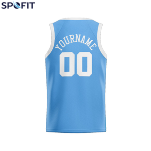 Camiseta de Baloncesto Personalizada al por Mayor, Reversible, Transpirable, Tallas Grandes, Colores y Logotipo Personalizados, Ropa Deportiva - Product Image 3