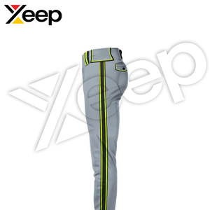 Pantalon de baseball en polyester personnalisé pour homme XEEP XC-BBU-31, imprimé par transfert thermique, manches courtes, respirant, coupe athlétique performante - Product Image 4