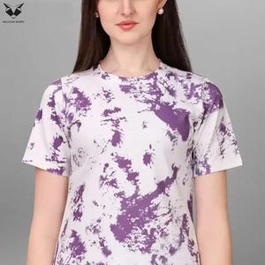 Top Trendy Product Women Sublimation Print Fitness Jogging Wear Highest Quality Casual Fitness Wear T Shirts And Shorts <b>Sets</b> - Product Image 4