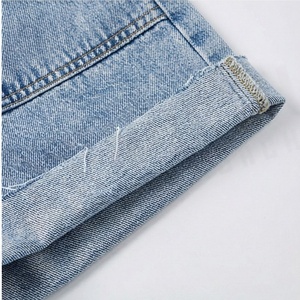 Pantalones Cortos de Mezclilla para Mujer con Cinturón de Lazo, Jeans de Cintura Alta para Chicas, Ropa Casual, Moda Urbana, Atuendo Moderno y Elegante - Product Image 6