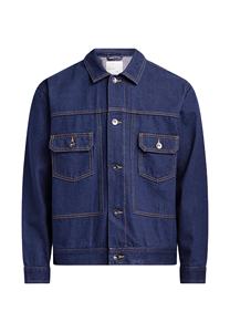 Veste en jean ample grande taille pour hommes, veste en jean décontractée de printemps et d'automne, vêtements d'extérieur ajustés de style camionneur classique - Product Image 5