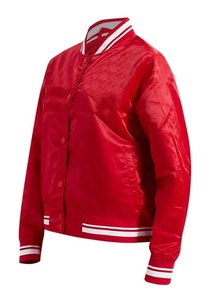 Chaqueta Universitaria de Béisbol Personalizable en Satén, Unisex, Clásica, Transpirable, para Secundaria - Product Image 4