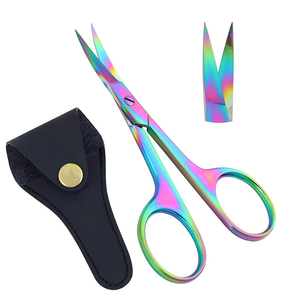 Tijeras Profesionales para Cutículas de Manicura, Curvas, Afiladas, Cuadradas, de Acero Inoxidable, Herramienta de Alta Calidad para el Cuidado de las Uñas, Diseño Simple - Product Image 1