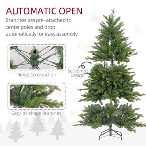 Albero di Natale Artificiale di 2,1 Metri - Decorazione Festiva Sempreverde - Product Image 3