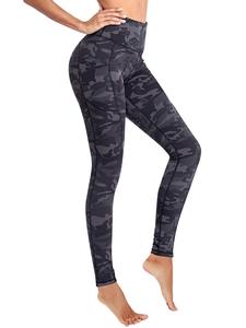 Pantalons de sport à compression avec poches intérieures, effet ventre plat, leggings brillants sans couture pour femmes, leggings de yoga et de sport - Product Image 3