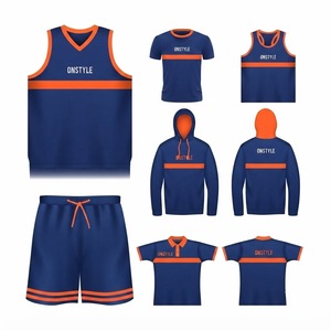 Conjunto de Ropa de Baloncesto para Hombre ONSTYLE, Estampado Sublimado, Chaleco de Poliéster que Absorbe la Humedad, Sudadera con Capucha, Camiseta Polo, Pantalones Cortos, para Todas las Temporadas - Product Image 3