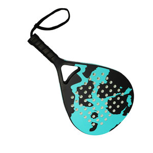 Raquette de padel en fibre de carbone 18K personnalisée en gros, raquette légère pour joueurs professionnels avec noyau en EVA - Product Image 5