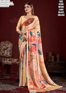 Sari en crêpe doux Aaboli - Product Image 3
