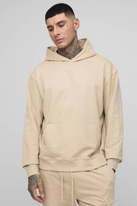 Sudaderas con Capucha para Hombre y Unisex, 100% Algodón, Lisas, Teñidas, con Efecto Desgastado, para Invierno, con Impresión de Logotipo Personalizado - Product Image 4