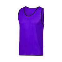 Maillots d'entraînement de football réversibles imprimés bicolores, chasubles de match pour l'entraînement de football, vêtements de sport d'équipe en maille respirante