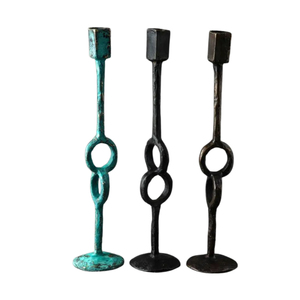 Candelabro de Lujo de 5 Brazos de Metal Dorado con Cubiertas de Cristal Tipo Huracán, Candelabro de Piso Vintage para Velas de Pilar, para Bodas - Product Image 5