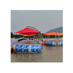 Bateaux à donuts pour barbecue, configuration de sièges en groupe avec table de grillade centrale - Product Image 5