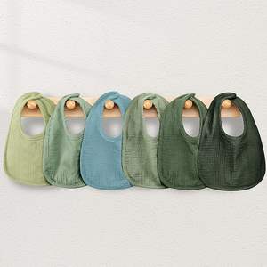 Baberos de Muselina para Bebé, 95% Bambú, 5% Elastano, Ajuste Elástico y Cómodo - Product Image 5