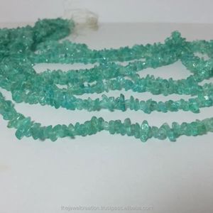 3mm 4mm 5mm Natura apatita Piedra en bruto chips sin cortar cuentas de piedras preciosas semipreciosas lisas precio de fábrica al por mayor del fabricante - Product Image 1