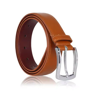 Cinturón de Cuero Vacuno Genuino Reversible Personalizado de Nuevo Diseño para Hombre, Cinturón de Vestir con Hebilla Giratoria - Product Image 6