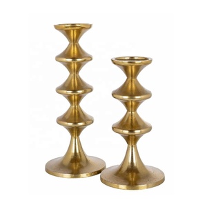 Bougeoir conique en aluminium très vendu, décoration de Noël, de mariage et de la maison, fait à la main, durable, centre de table - Product Image 2