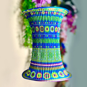 Colorful ethnic <b>lantern</b> factory supply high quality decorative <b>lanterns</b> from brocade fabrics - Product Image 1