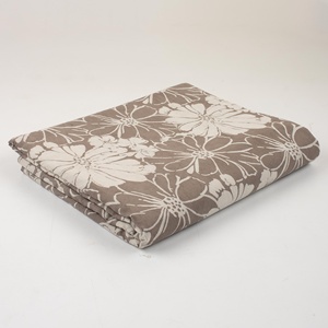 Tela de Algodón Orgánico Puro de Alta Calidad, Tejida a Mano, con Diseño de Flores Grises Kashish, para Decoración del Hogar, Manualidades y Camisas para Niños - Product Image 1