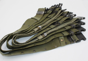 สายรัดเว็บสีเขียวคุณภาพสูง สายรัด PP สำหรับงานหนัก พร้อมรูร้อยเชือกและหัวเข็มขัดปลดเร็ว ขนาดกลาง - Product Image 6