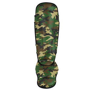 Espinilleras de Camuflaje para Entrenamiento de Muay Thai, Kickboxing y Boxeo Tailandés con Protección de Empeine - Product Image 3