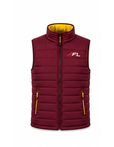Australian <b>Football</b> Puffer Vest Custom AFL/Footy Team Vest Stand Zipper Custom Sports Vest <b>Football</b> Teamwear OEM Manufacturer - Product Image 3
