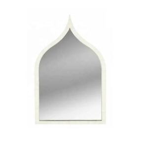 Cadre de miroir rectangulaire en incrustation d'os fait à la main beau cadre de miroir mural meilleur décor à la maison miroir Design cadre de miroir de chambre à coucher - Product Image 5