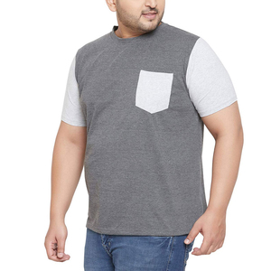 Acid Washed Regular Fit Men's <b>T</b>-<b>Shirt</b> <b>Polyester</b>/Cotton Blend Eco-Friendly & Quick Dry Blank Design Short Sleeve Plus Size - Product Image 4