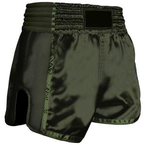 Custom Logo Satin Glossy Drawstring Thai Muay Thai MMA Shorts Unisex High Quality Durable Breathable Quick Dry 100% Polyester - Product Image 1