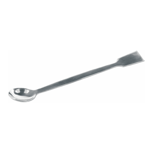 Espátula-cuchara de alta resistencia Bochem con mango plano de acero inoxidable o titanio para manipulación de muestras de laboratorio - Product Image 1