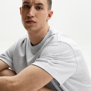 Promotion d'été T-shirts longs en coton unisexes T-shirts graphiques imprimés sur mesure respirants anti-rétrécissement surdimensionnés - Product Image 3