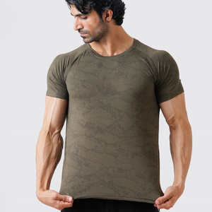T-shirt de sport oversize à manches courtes pour homme – Design musculaire, respirant et séchage rapide pour la musculation et le cardio - Product Image 6