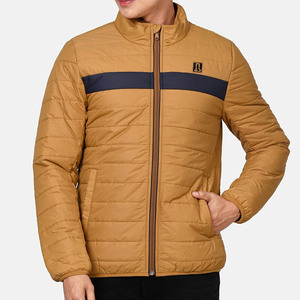 Blouson matelassé pour homme, design élégant et isolant, coupe confortable, idéal pour les activités de plein air en hiver, style urbain - Product Image 1