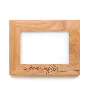 Handcrafted Beech Wood Photo <b>Frame</b> <b>with</b> Laser Cut Floral Border Natural Solid Wooden Picture <b>Frame</b> for Desktop Home Decor <b>Frame</b> - Product Image 4
