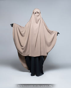 Factory Supply Khimar Hijab <b>Dress</b> <b>for</b> Muslim Women Handmade Polyester Fabric Multiple Sizes Colors <b>for</b> Eid <b>Evening</b> Party - Product Image 5