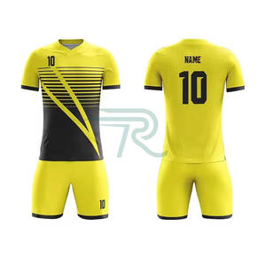 High Quality Soccer Shirts Manufacturer Custom Embroidery Logo <b>Patchwork</b> Mesh Breathable Football Jersey Short Sleeve Plus Size - Product Image 1