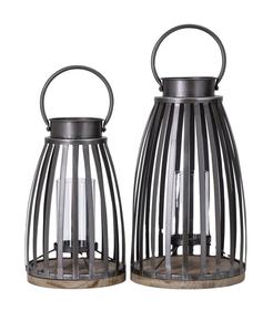 Belle conception intérieur/extérieur fer lanterne bougeoir pas cher fil métallique décoration de noël usine verre bougie décor à la maison - Product Image 3