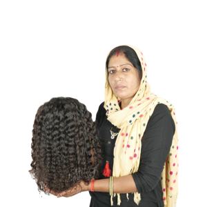 Vente en gros d'extensions de cheveux vierges non transformés crépus bouclés naturels 100% Double trame Machine Temple cheveux humains vietnamiens - Product Image 5