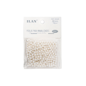 Perle per artigianato Il Beads, perle bianche da 5 mm per manualidades, 10 g - Product Image 1