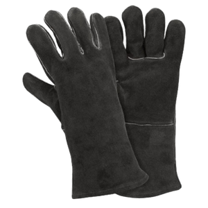 Wholesale Cowhide Split Leather Welding Safety <b>Gloves</b> CE Certified 11 oz Heavy Duty Abrasion Heat Resistant Anti-Vibration - Product Image 2