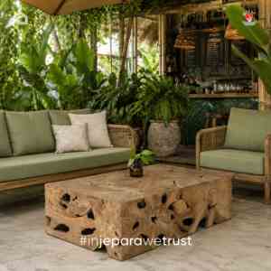 Kaze Solid Teak Root <b>Rustic</b> Antique <b>Coffee</b> <b>Table</b> Handcrafted Home Furniture for Living Room & Hotel Use - Product Image 2