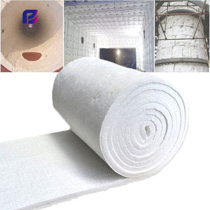 Manta de Fibra Cerámica de Aluminio de Alta Temperatura 1260C, Lana de Aislamiento Refractario <span class=keywords><strong>para</strong></span> Revestimiento Térmico de Hornos Industriales - Product Image 1