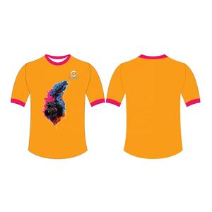 Camiseta de hombre de algodón de alta calidad personalizada talla grande impresión DTF liso teñido Fabricación de camisetas al por mayor - Product Image 6