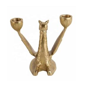 Portavelas Cónico Abstracto de Aluminio, Juego de 2 Portavelas Inspirados en Hongos, Hechos a Mano, para Sala de Estar, Navidad, Bodas, Festividades - Product Image 6