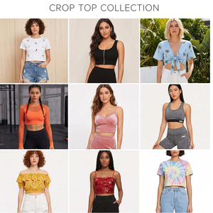เสื้อกล้ามครอปทรงเข้ารูป คอกลม สไตล์สตรีทแวร์ สำหรับฤดูร้อน พิมพ์ลายดิจิทัล เนื้อผ้ายืดหยุ่น สำหรับผู้หญิง - Product Image 5